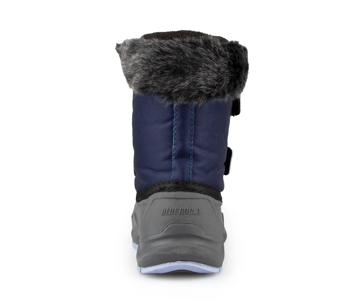 Angilaaq - Bottes d'hiver Blue Rocky pour filles - Image 5