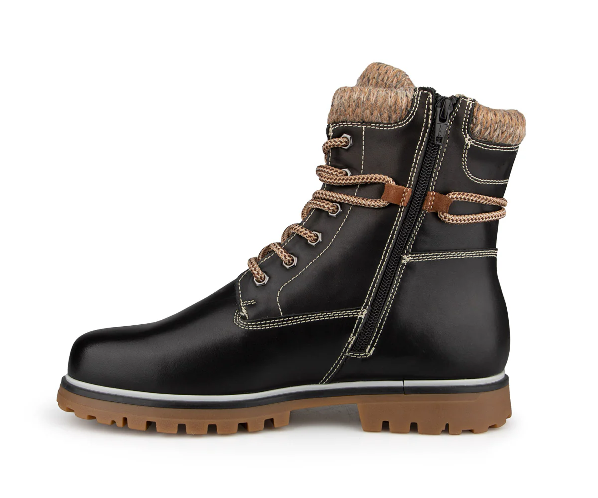 HYSOPE - Bottillons d'hiver lacés et crampons Manathan femmes - Image 8