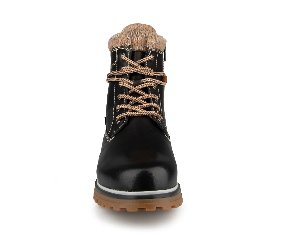 HYSOPE - Bottillons d'hiver lacés et crampons Manathan femmes - Image 9