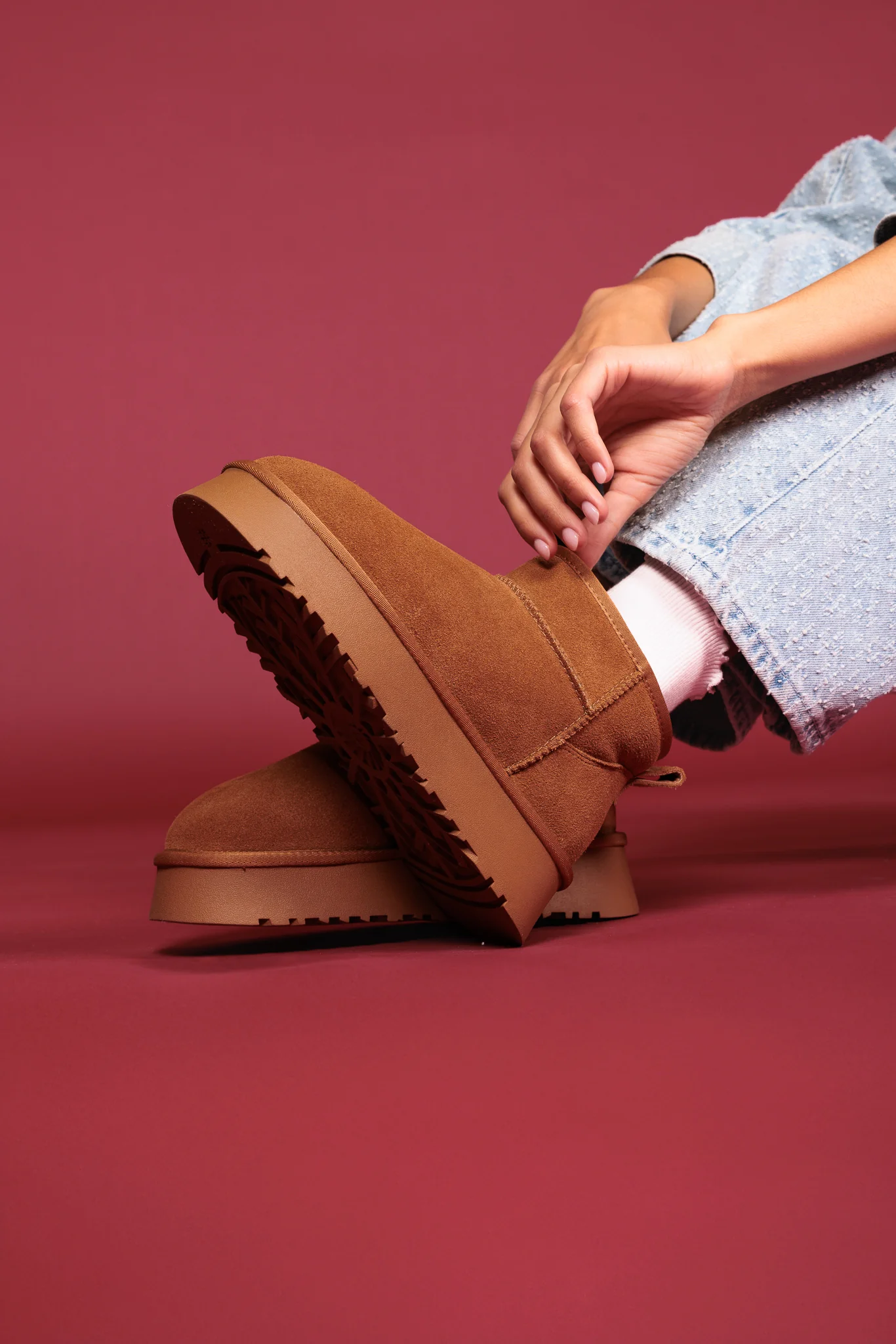 Bottes doublées en fourrure chaude Alberto pour femmes - JORY - Image 9