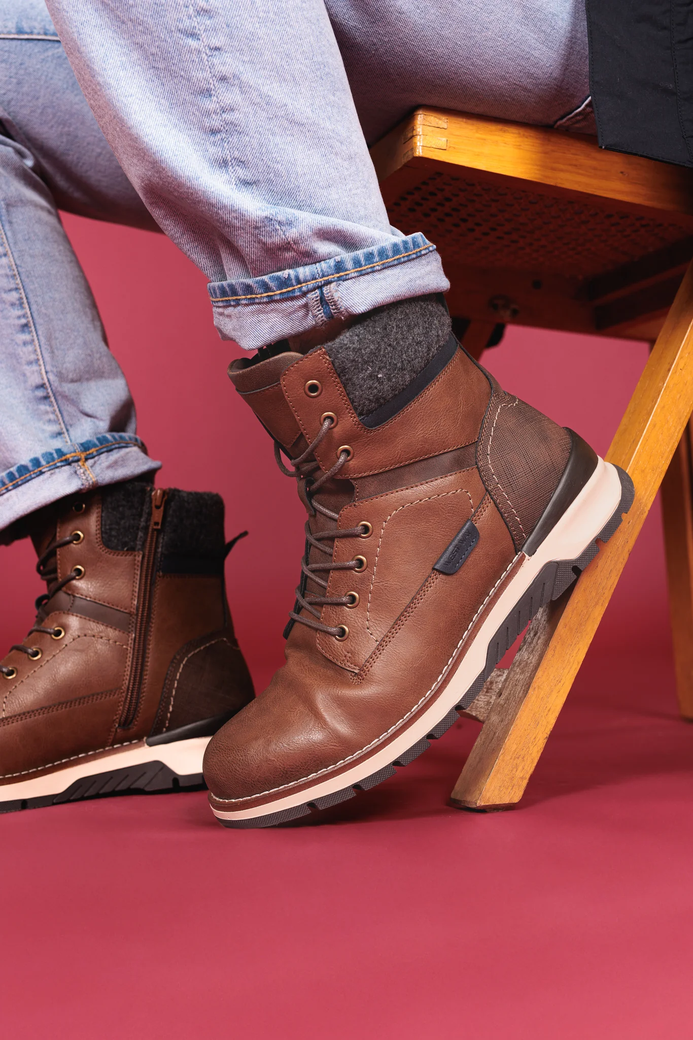 Bottillons lacés West Way pour hommes - MALCON - Image 18