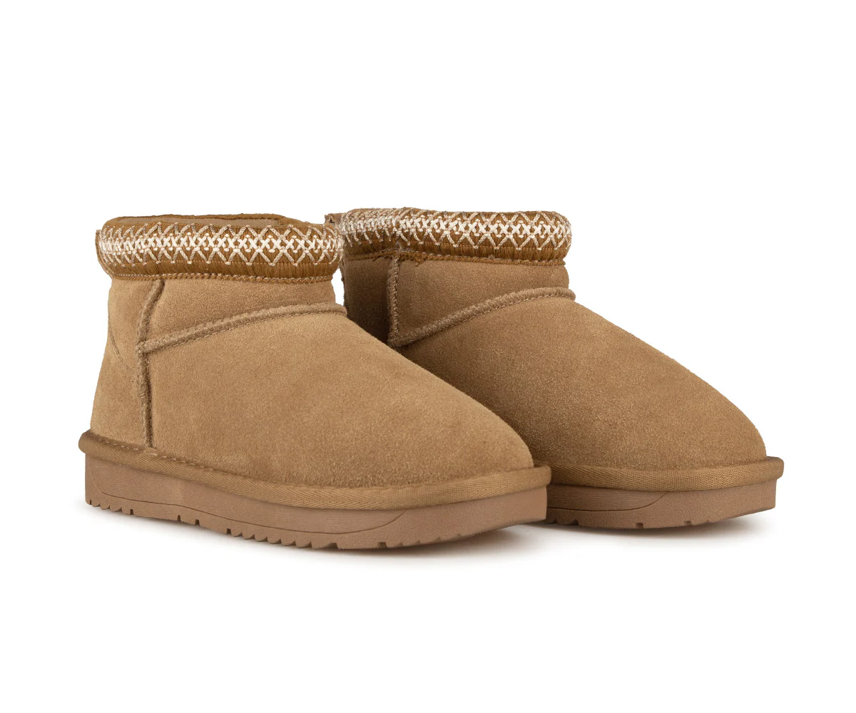 Bottes de neige basses en suède Alberto pour filles - SQUAD - Image 15